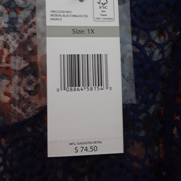 Boho top by Vintage America - Picture 4 of 7